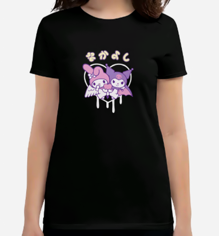 Camiseta Kuro Love Baby Long Feminina