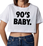 Cropped 90's Baby