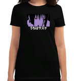 Camiseta Sasuke Eyes Roxa Feminina